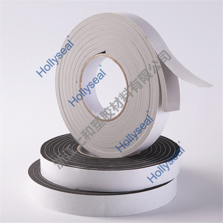 Hollyseal?閉孔PVC單面發(fā)泡膠帶 厚度1mm~25mm，密度110kg/m3~500kg/ m3