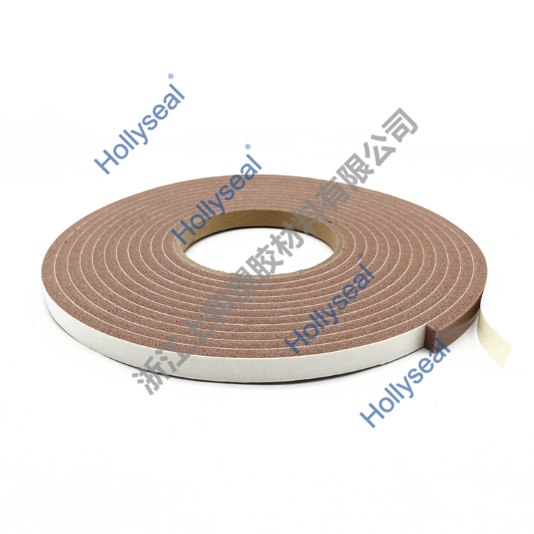 Hollyseal?閉孔PVC自粘泡棉膠帶 厚度1mm~25mm，密度110kg/m3~500kg/ m3